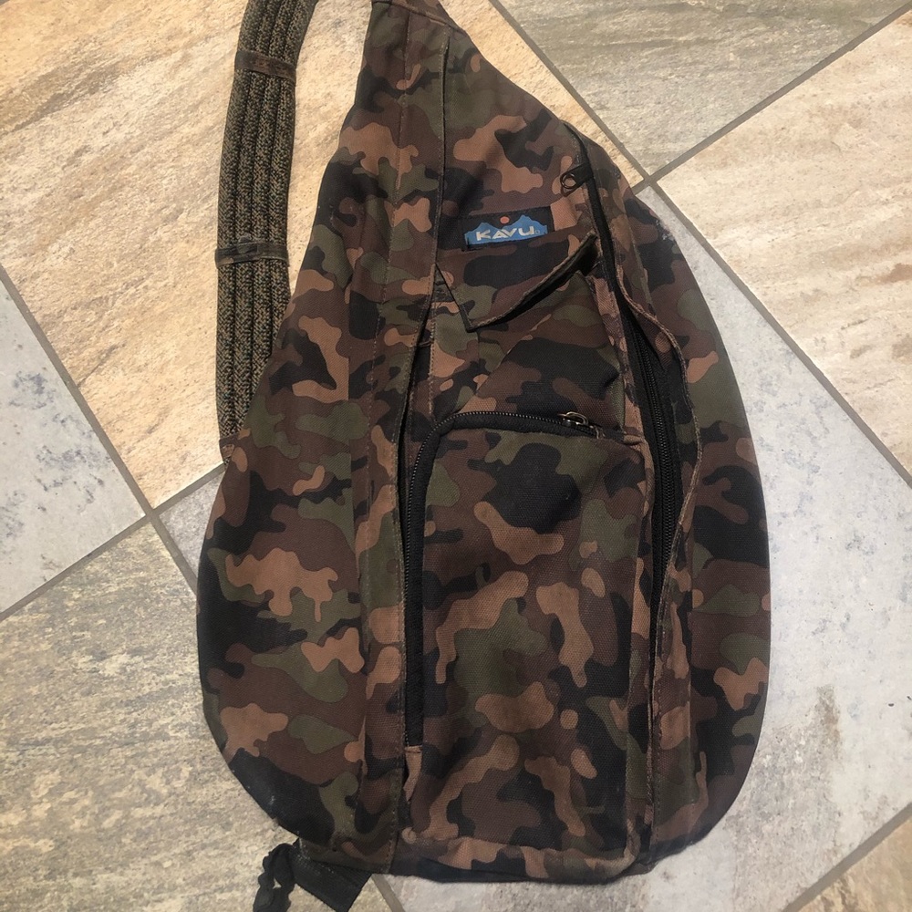 Kavu Camouflage Rope Sling Bag